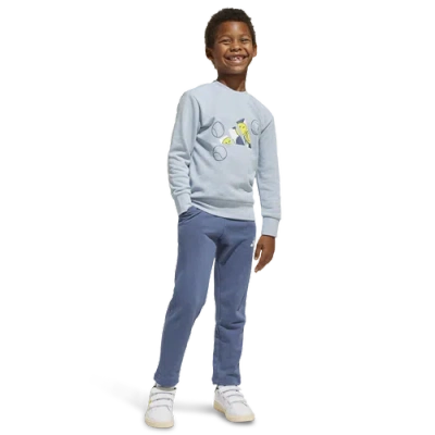 Adidas Originals Kids' Boys Preschool Adidas Adidas X Smiley World Sportswear Sweater And Jogger Set In Wonder Blue/white