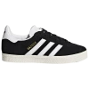 Adidas Originals Adidas Boys Black Kids Gazelle Suede Trainers 4-9 Years In Core Black/white/gold Metallic