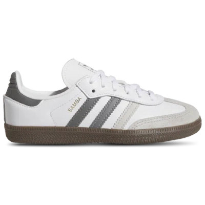 Adidas Originals Kids' Boys Preschool   Samba In White/grey/grey