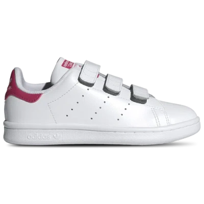 Adidas Originals Kids' Boys Preschool   Stan Smith In White/white/bold Pink