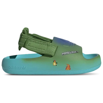 Adidas Originals Kids' Boys Preschool   X Minecraft Adifom Adilette Slides