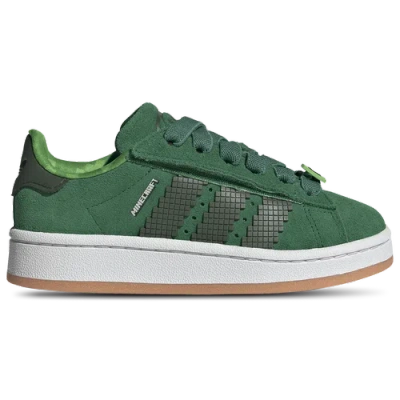 Adidas Originals Kids' Boys Preschool   X Minecraft Campus 00s Elastic Lace In Green