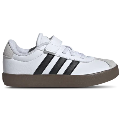 Adidas Originals Kids' Boys Vl Court 3.0 Elastic Lace In Brown