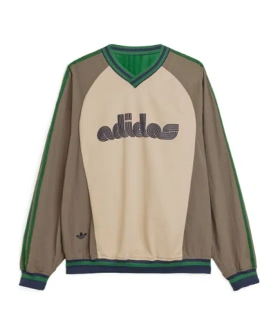 ADIDAS ORIGINALS X BRAIN DEAD ORIGINALS COLOUR-BLOCK LOGO SWEATSHIRT