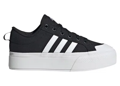 Pre-owned Adidas Originals Bravada 2.0 Platform White (women's) Sneakers In Core Black/cloud White In Multi