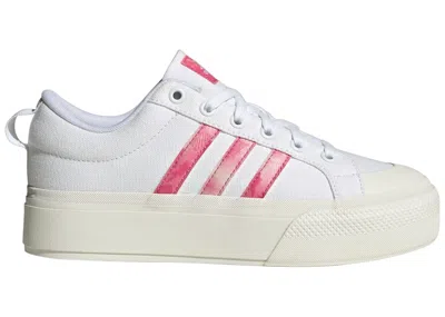 Pre-owned Adidas Originals Bravada 2.0 Platform (women's) Sneakers In Cloud White/pink Fusion/off White