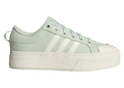 Pre-owned Adidas Originals Bravada 2.0 Platform (women's) Sneakers In Linen Green/off White