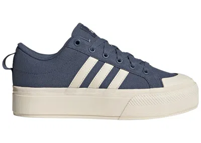 Pre-owned Adidas Originals Bravada 2.0 Platform (women's) Sneakers In Preloved Ink/wonder White