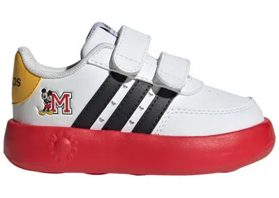 Pre-owned Adidas Originals Breaknet 2.0 Disney Sneakers In Cloud White/core Black/scarelet Red