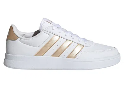Pre-owned Adidas Originals Breaknet 2.0 (women's) Sneakers In Cloud White/wonder Gold Met.