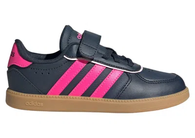 Pre-owned Adidas Originals Breaknet Sleek Sneakers In Aurora Ink/lucid Pink/gum In Multi