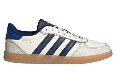 Pre-owned Adidas Originals Breaknet Sleek (women's) Sneakers In Core White/dark Blue/royal Blue
