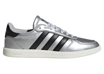 Pre-owned Adidas Originals Breaknet Sleek (women's) Sneakers In Matte Silver/core Black/off White In Multi