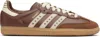 Adidas Originals Sambas Og Embroidered Sneakers In Brown