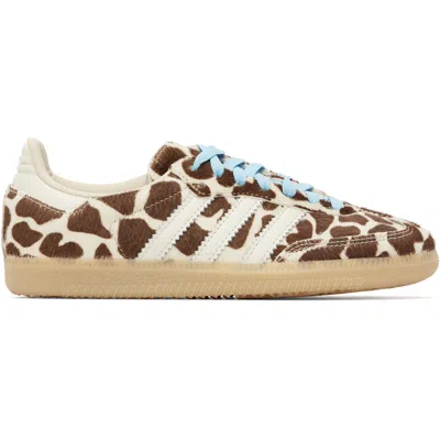 Adidas Originals Samba Og In Crystal Linen/ivory/gum 3
