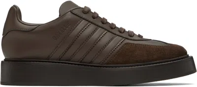 Adidas Originals Brown Gazelle Indoor Sneakers In Brown / Brown / Dark