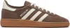 Adidas Originals Brown Handball Spezial Sneakers In Gray