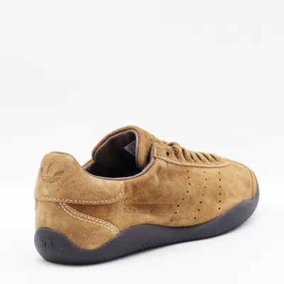 Adidas Originals Brown Leather Lo Pro Suede Sneakers