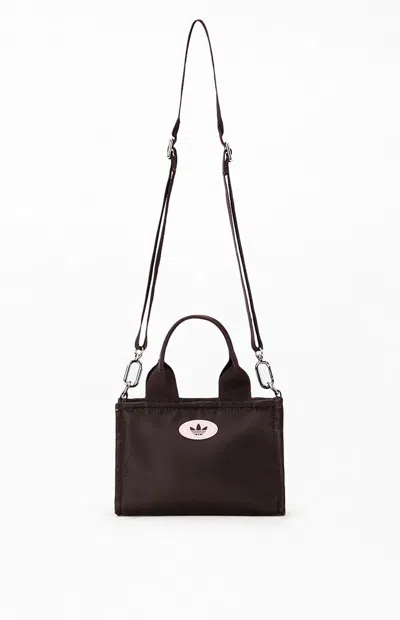 Adidas Originals Micro Mini Tote Bag In Brown