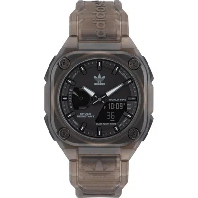 Adidas Originals Brown Silicone Watch