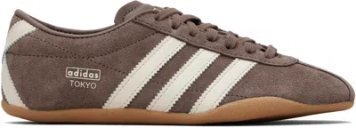 Adidas Originals Brown Tokyo Sneakers In Gray