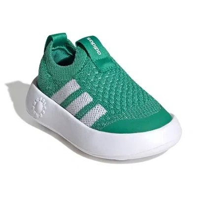 Adidas Originals Babies' Bubblecomfy Toddler Boys Slip-on Walking Shoes In Green
