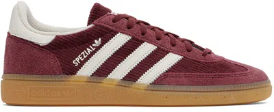 Adidas Originals Adidas Handball Spezial Suede Sneakers In Burgundy
