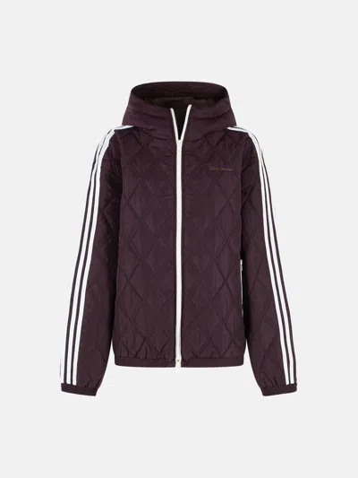 Adidas Originals Burgundy Polyester Jacket