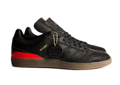 Pre-owned Adidas Originals Busenitz Pro (friends & Family) Sneakers In Core Black/scarelet Red/gold Met In Multi