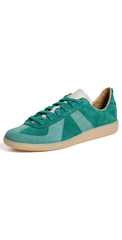 Adidas Originals Bw Army Decon Suede Panelled Sneakers In Green