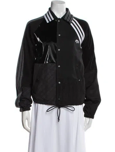 Pre-owned Adidas Originals By Alexander Wang Bomber Jacket In Black