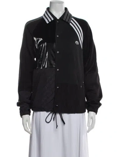 Pre-owned Adidas Originals By Alexander Wang Bomber Jacket In Black