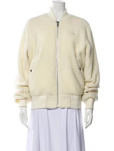 Pre-owned Adidas Originals By Alexander Wang Bomber Jacket In Neutral