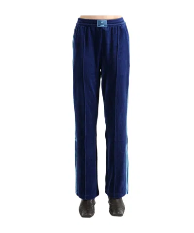 Adidas Originals By Avavav Velour Track Pants In Blue