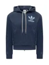 Adidas Originals By Wales Bonner Hooded Sweatshirt In Navy