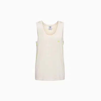 Adidas Originals By Wales Bonner Adidas Originals X Wales Bonner Tank Top In White