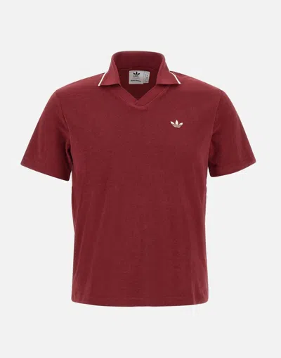 Adidas Originals By Wales Bonner Adidas X Wales Bonner T-shirts And Polos In Burgundy