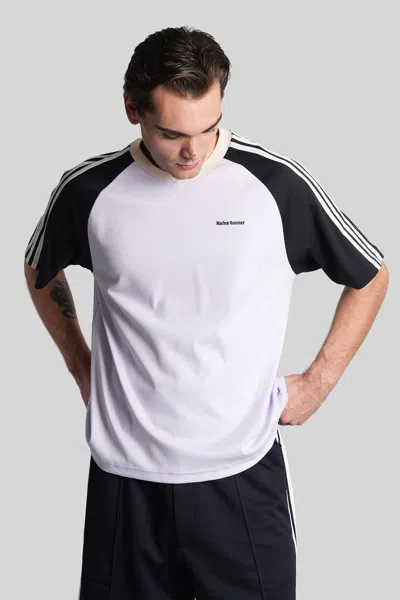 ADIDAS ORIGINALS BY WALES BONNER CALI TEE T-SHIRT IN VIOLA COTTON