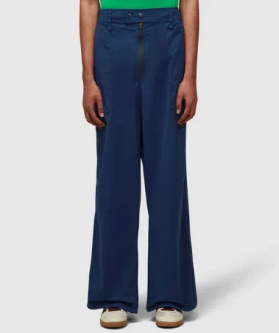 Adidas Originals By Wales Bonner Cargo Pant In Collegiate Navy
