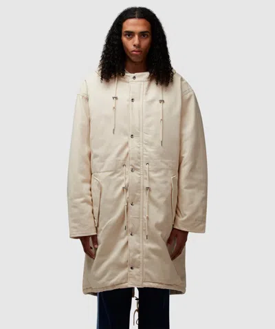 Adidas Originals By Wales Bonner Coach Jacket In Wonder White