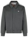 Adidas Originals By Wales Bonner Wool Blouson Casual Jacket In Grey Polyester In Gray