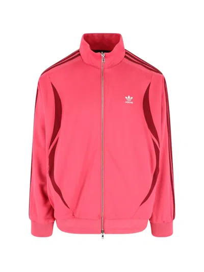 Adidas Originals By Wales Bonner Hooded Zip "track" In Pink