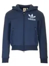 Adidas Originals By Wales Bonner Hooded Sweatshirt In Blue