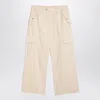 Adidas Originals By Wales Bonner Ivory Cargo Trousers In White