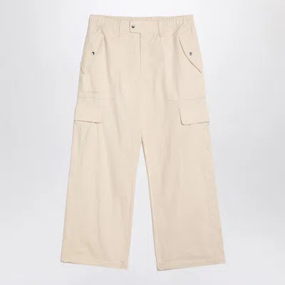 Adidas Originals By Wales Bonner Ivory Cargo Trousers In White