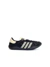 Adidas Originals By Wales Bonner 'karintha Lo Satin' Black Fabric Sneakers In Black