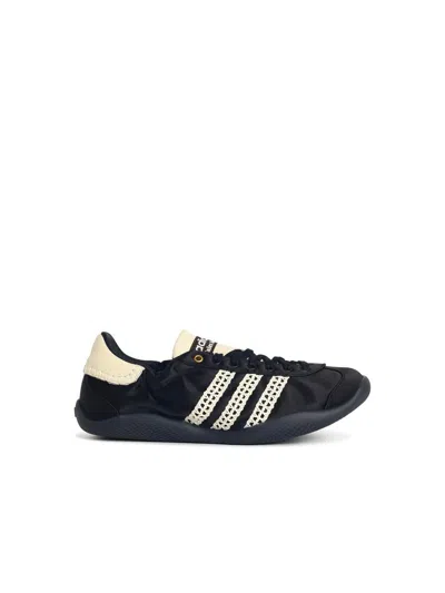 Adidas Originals By Wales Bonner 'karintha Lo Satin' Black Fabric Sneakers
