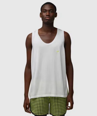 Adidas Originals By Wales Bonner Knit Vest In Chalk White/semi Frozen Yellow