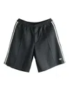 Adidas Originals By Wales Bonner Logo Shorts In Black