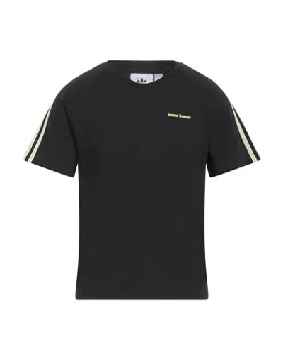 Adidas Originals By Wales Bonner Man T-shirt Black Size Xl Organic Cotton